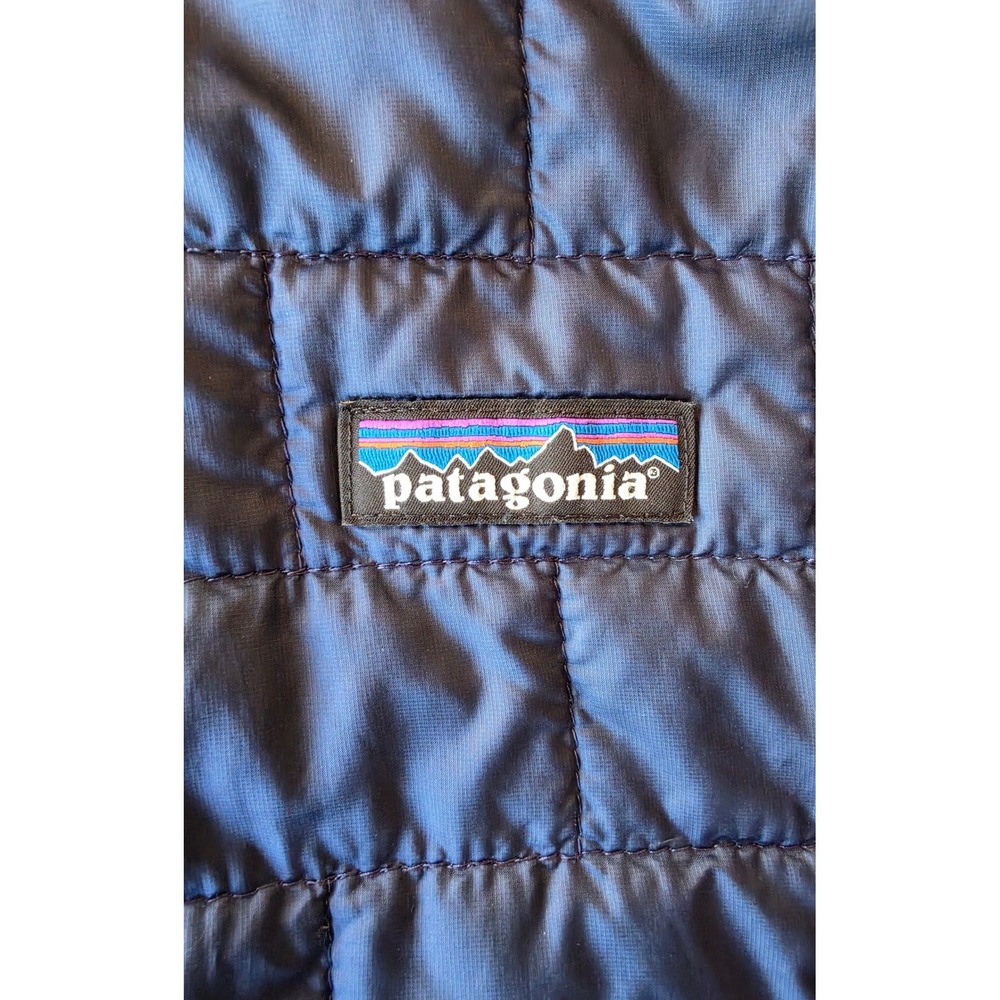 Patagonia Mens Nano Puff Hoody Blue Quilted Insulated Jacket XS Packable READ - Picture 3 of 11